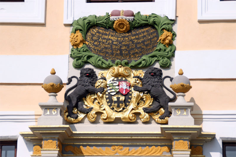 Das Barockschloss Delitzsch in Sachsen