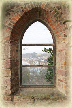 Blick auf die Mulde Fensterblick