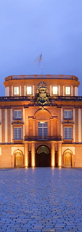 Barockschloss Mannheim in Baden-Württemberg