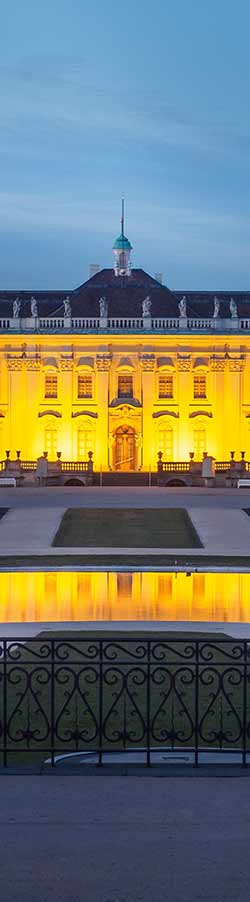 Residenzschloss Ludwigsburg in der Nacht