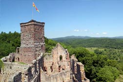 Blick von der Ruine Rötteln