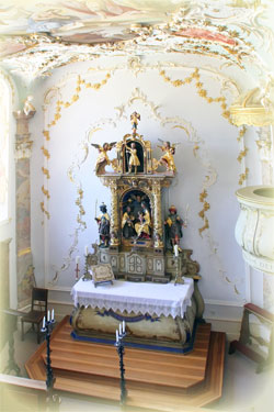 Die Kapelle von Schloss Bürgeln