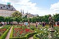 Neue Residenz Bamberg mit Rosengarten