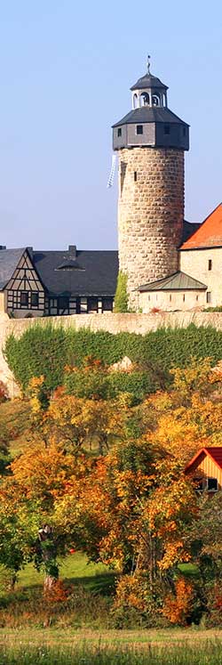 Burg Zwernitz in Herbstfarben