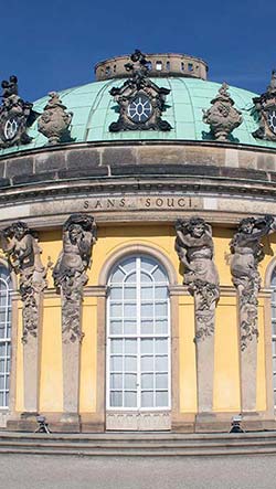 Schlossgebäude  Sanssouci in Posdam