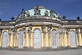 Das Schloss Sannsouci in Potsdam Das Schloss Sannsouci in Potsdam
