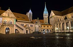 Burg Dankwarderobe in der Nacht