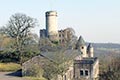 Burg Pyrmont in der Eifel in Rheinland-Pfalz