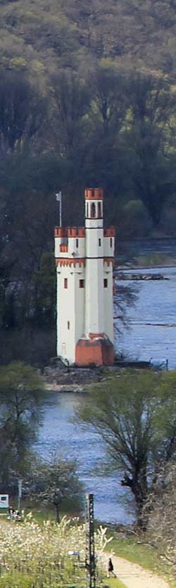 Der Binger Mäuseturm am Rhein