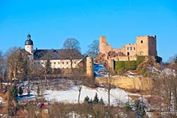 Burg Frauenstein in Sachsen