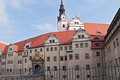 Das Schloss Hartenfels kann man auf der Tour nach Machern mit einem Abstecher nach Torgau besichtigen Schloss Hartenfels in Sachsen