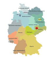 Karte mit Lage udn Anreise zu Bad Dueben Karte Bad Dueben