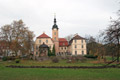 Das Schloss Machern ist eine gute halbe Stunde Autofahrt von Güldengossa entfernt Schloss Machern
