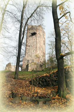 Der alte Turm im Park