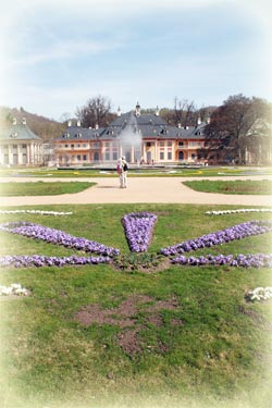 Schlosspark im Frühling