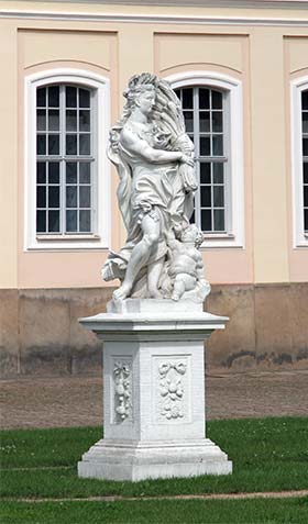 Schloss Hubertusburg in Sachsen