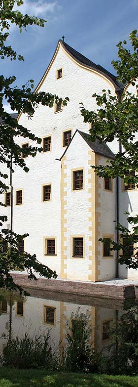 Wasserschloss Klaffenbach in Sachsen