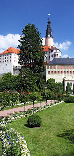 Schloss Weesenstein im Sommer