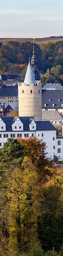 Schloss Wildeck in Zschopau im Herbst