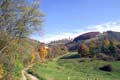 Herbstliche Landschaft an der Leuchtenburg