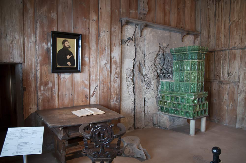 Das Lutherzimmer auf der Wartburg Das Lutherzimmer auf der Wartburg